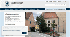 Desktop Screenshot of ingolstadt.de