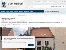 Tablet Screenshot of ingolstadt.de
